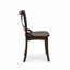 Ensemble de 2 chaises d'appoint en bois de noyer foncé Jessabelle