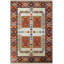 Tapis orange lavable décoratif à motif traditionnel orange-1359136954