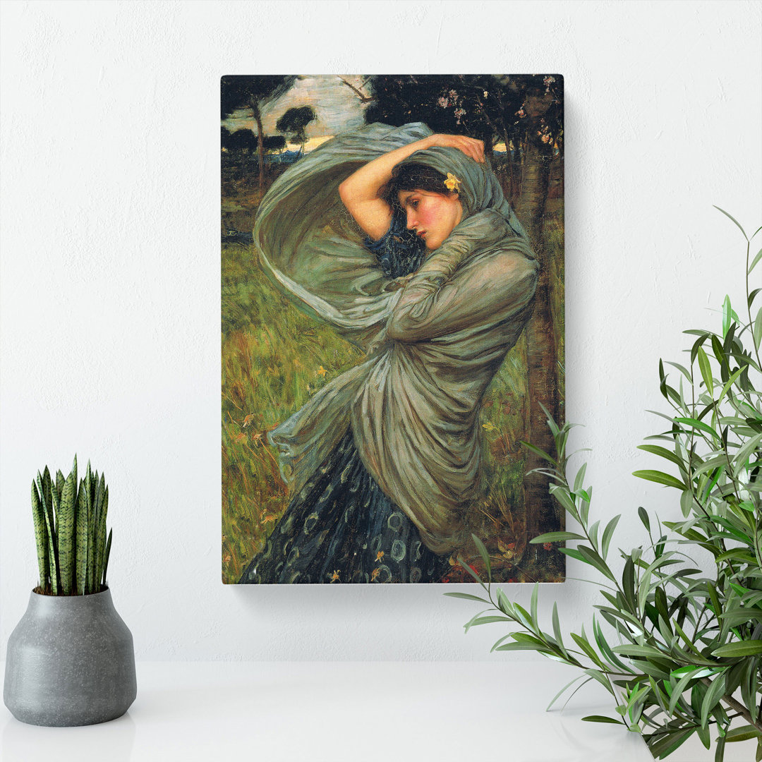 Boreas by John William Waterhouse - Wrapped Canvas Painting