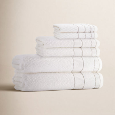 Kahmel 6 Piece Turkish Cotton Towel Set