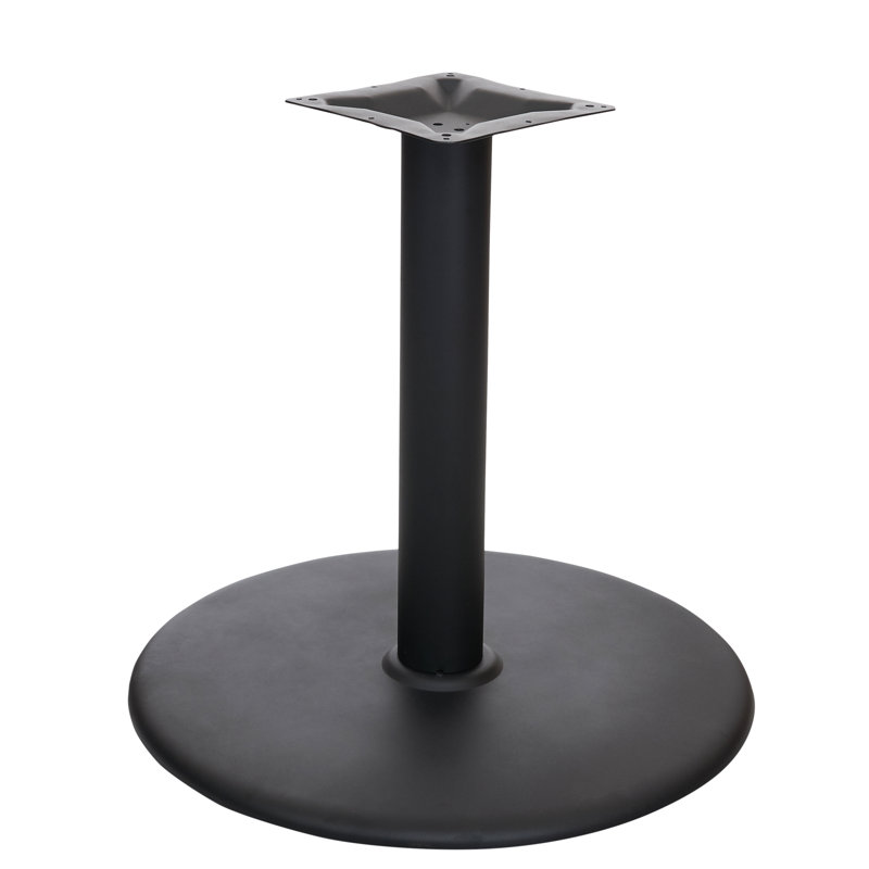 Stamped Steel 30" Round Table Base, Dining Height