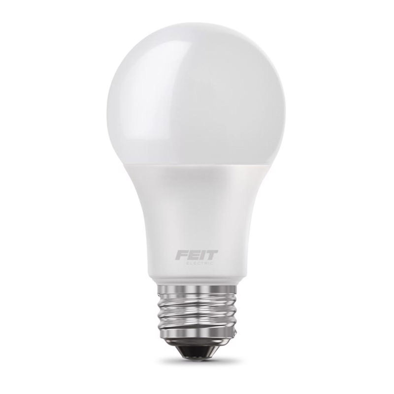 Feit A19 E26 (Medium) LED Bulb Bright White 100 Watt Equivalence 6 pk