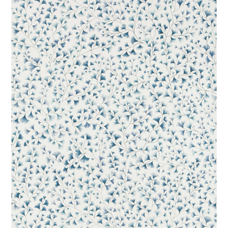 Floral Wallpaper Roll, China Blue