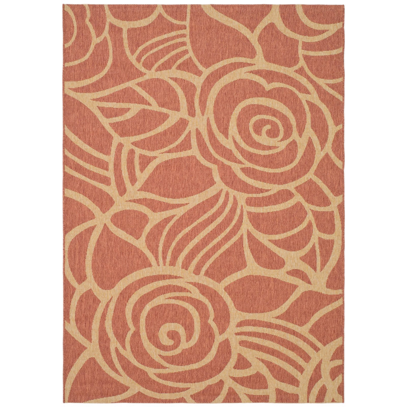 Tapis intérieur / extérieur Arneshia, Rectangle 4 pi x 5 pi 7 po