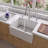 23.63'' L Single Bowl Fireclay Kitchen Sink-14385962
