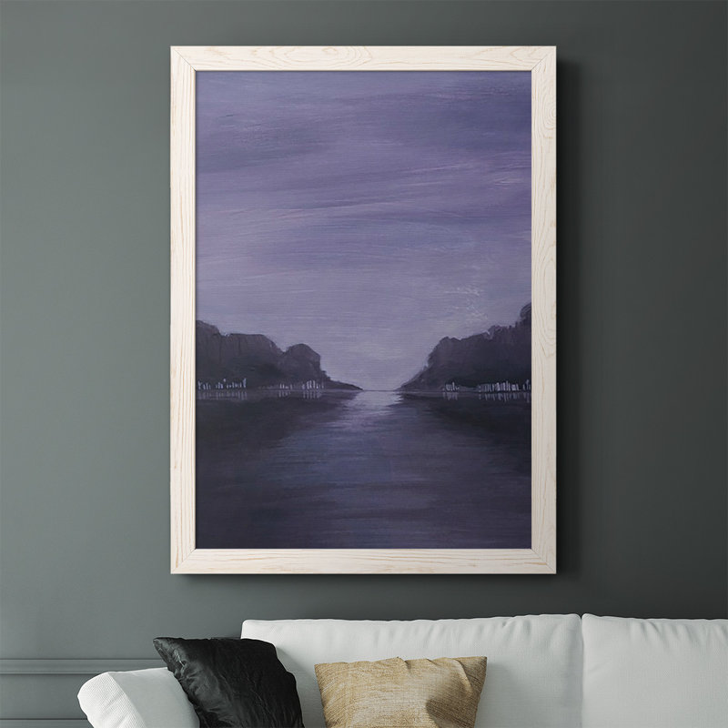Améthyste clair de lune I, Blanc, H 43,5 po x l 31,5 po x P 1 po