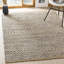 Tapis bleu / naturel en jute / chindi / coton tissé à la main Reinheim-62875217