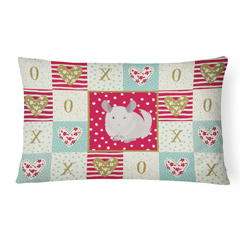  Coussin rectangulaire d'extérieur Dominant Chinchilla Love