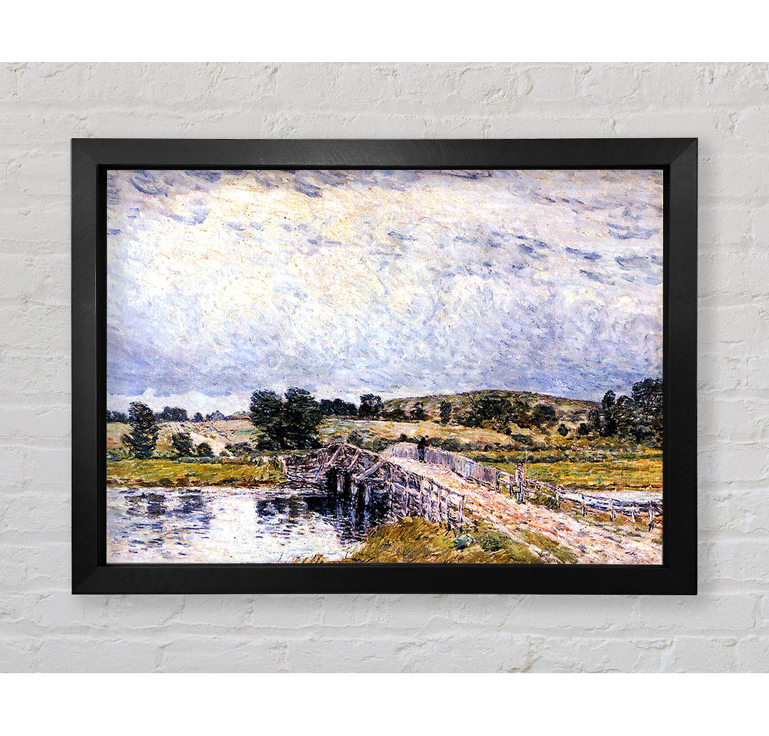 Hassam The Bridge From Old Lyme von Childe Hassam - Einzelne Bilderrahmen Kunstdrucke