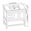 Ensemble de meuble-lavabo simple 37 po Thome-954435458-954435485
