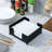 Square Black Napkin Paper Towel Holder