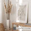 «Floral Flowers Beige», reproduction d'art moderne sans cadre-205817812