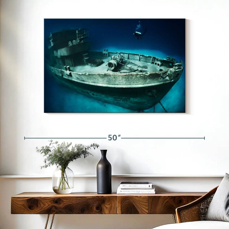 Naufrage de Senne Kittiwake, H 26 po x l 39 po