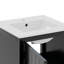 Meuble-lavabo moderne 20 "avec lavabo, tablettes réglables, support de rangement-1811493500