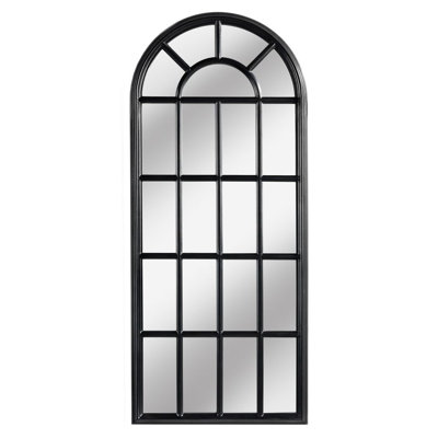 Creeve Solid Wood Rectangle Wall Mirror