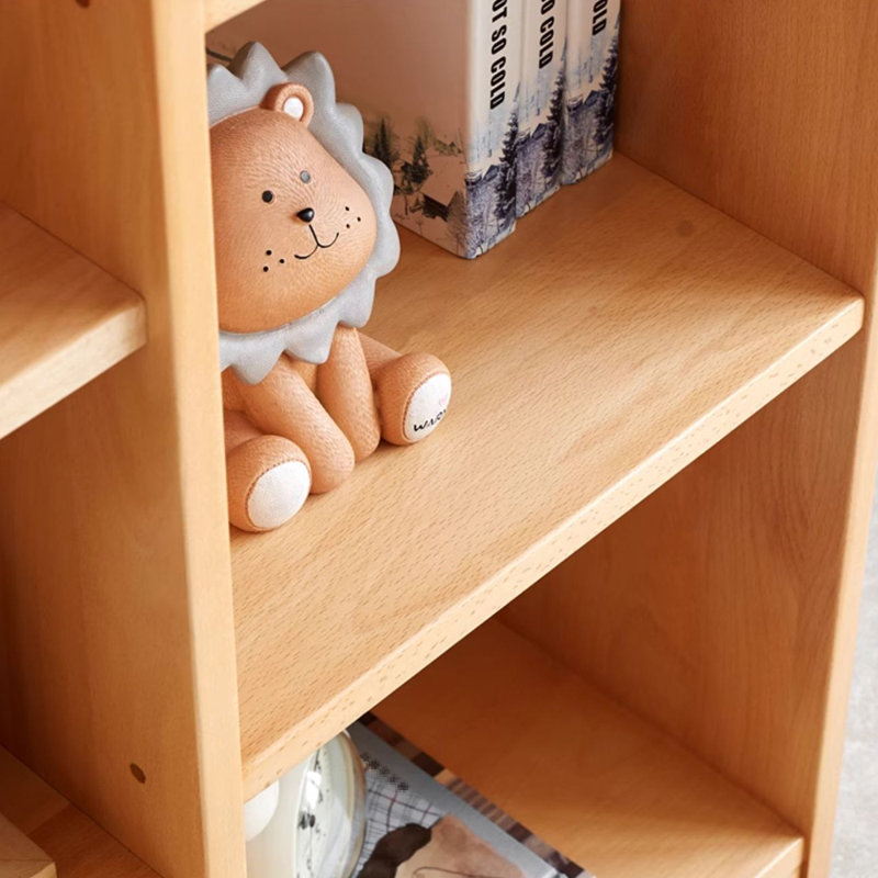 Bibliothèque de rangement de style nordique, (9 tablettes) H 71,18 po x l 45,67 po x P 12,99 po