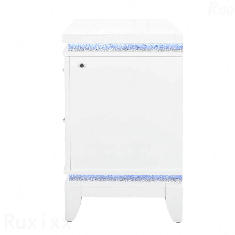 Table de chevet blanche ADALID