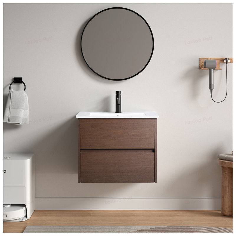 Soft Close Drawer Wall Mounted Bathroom Vanity