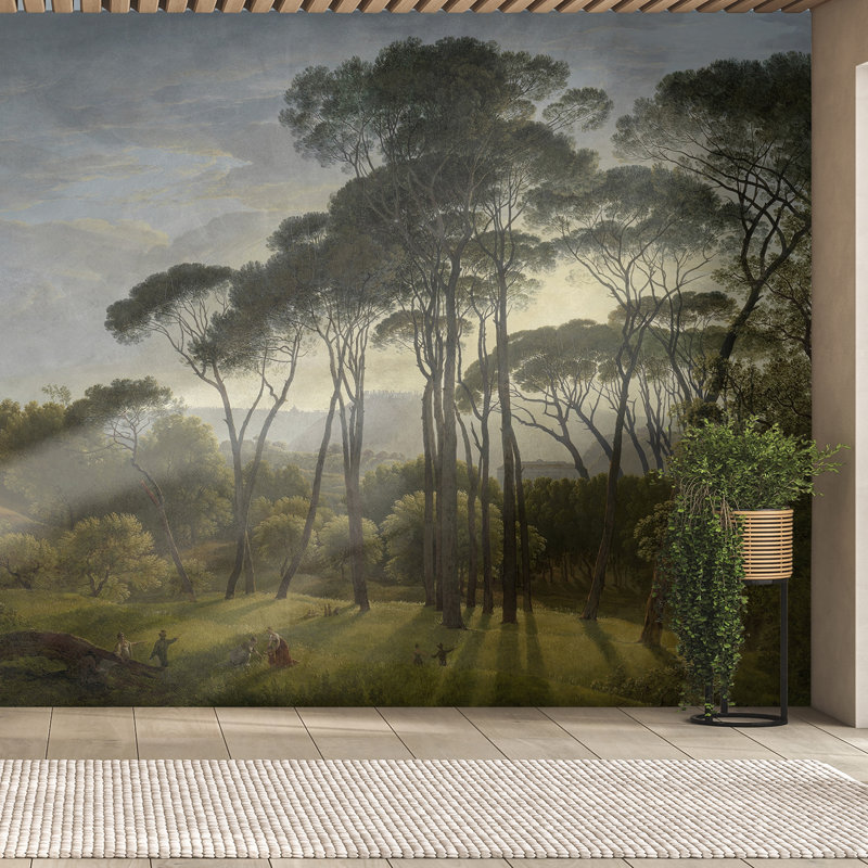 Radiant Pines Wall Mural