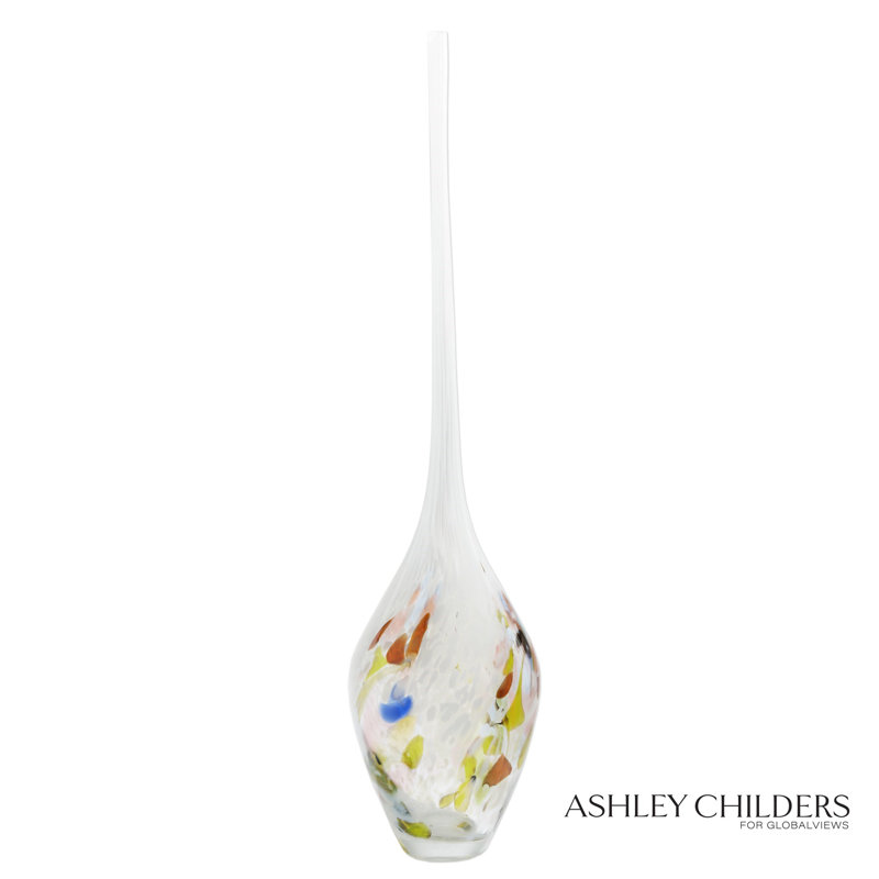 Long Stem Vase-Multicolor-Lg
