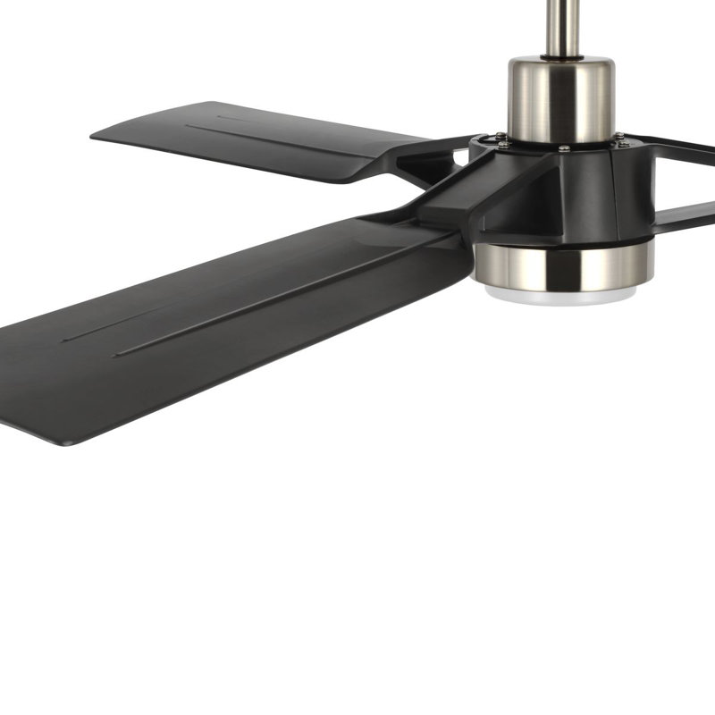 Belen 60'' Ceiling Fan with LED Lights, Matte Black, Matte Black