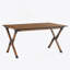Table d'extérieur pliante 1 pièce, table rectangulaire légère en aluminium pour l'intérieur