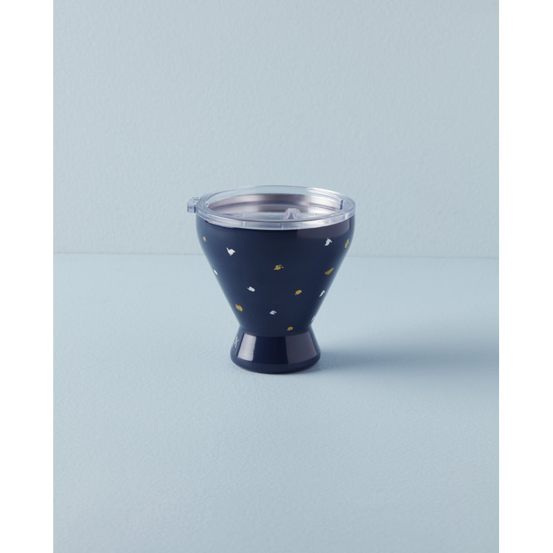 Blue Bay Stainless Steel Cocktail Tumbler, Dot