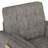 29" Wide Upholstered Solid Wood Accent Chair With Folding Side Table-30643664