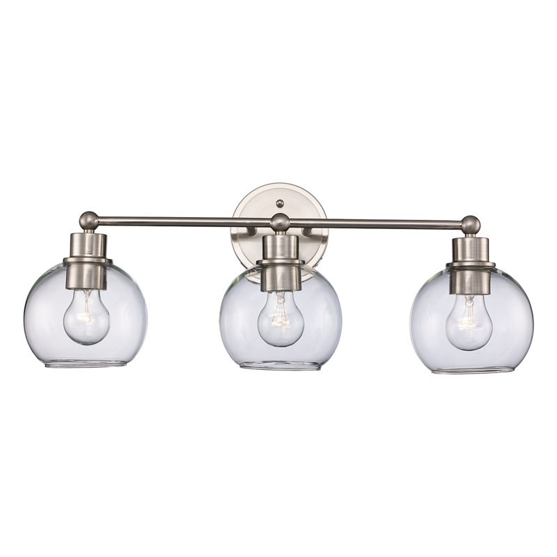 Lochleven 3 - Light Dimmable Chandelier, Brushed Nickel
