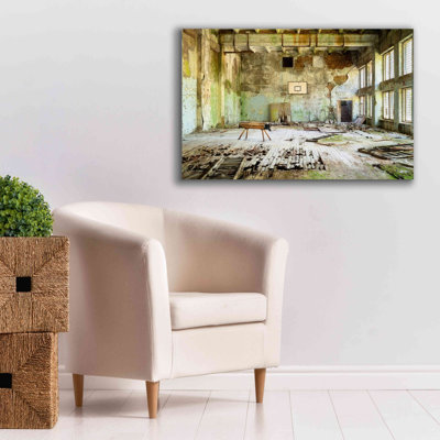 «Old Abandonné Gym» par Roman Robroek, impression sur toile giclée sur toile