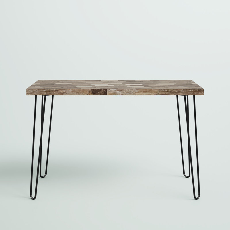 Ali Metal Base Writing Desk, Salvaged Cabin