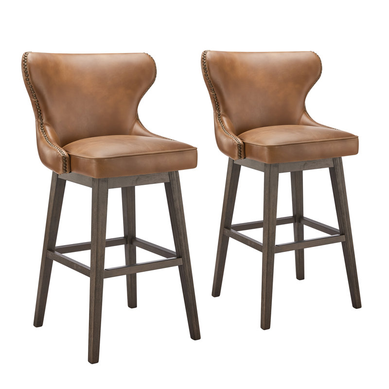 Tabouret de bar et de comptoir pivotant Caraline Caraline, Tabouret de bar (siège d'une hauteur de 30 po)