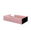 Lit plateforme simple pour lit d'enfant, lit plateforme tapissier avec barrière de sécurité et station de charge