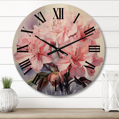 Horloge murale en bois massif nazrol