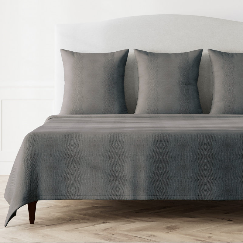 Vector Coverlet, King Coverlet, Gunmetal