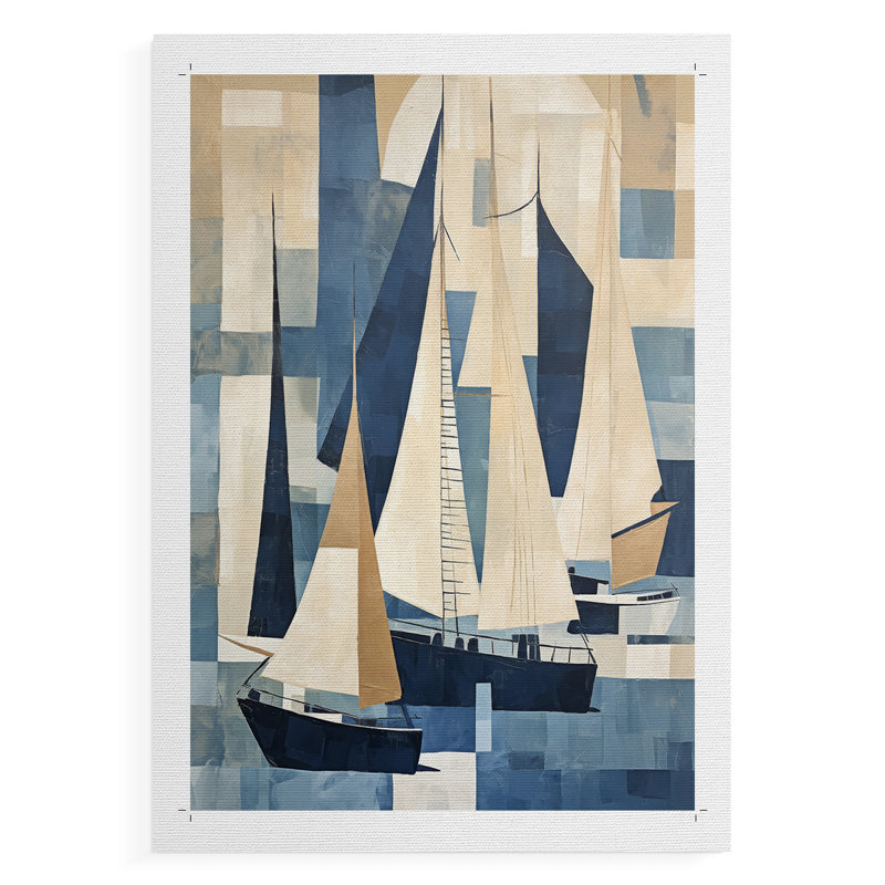NAUTICAL Series CCDCLXXVI - Impression sur toile seulement - NON CADRE, H 27 po x l 18 po