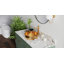 Lavabo de salle de bain vasque en acier inoxydable brossé 15,75 po x 15,75 po Badeloft ES-WB-01-BRG