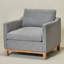 Fauteuil rembourré en duvet d'oie 34,5 po Cami-1498081157