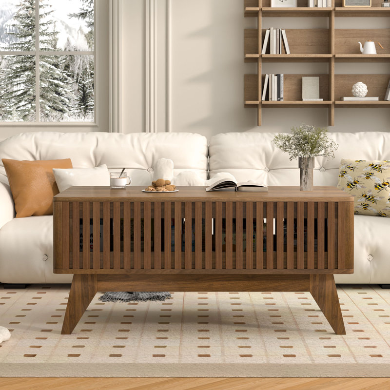 Table basse Lacye, Noyer