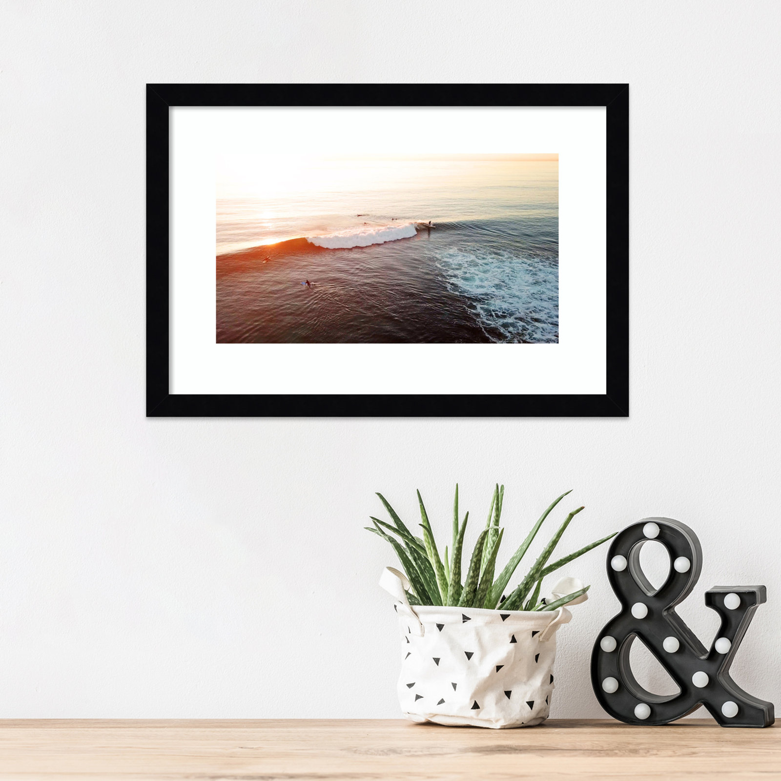 La Jolla 1 by Rachel Dowd, Noir Black Framed, 16.38" H x 25.38" W x 0.875" D