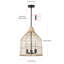 Luminaire suspendu 3 lumières en rotin beige