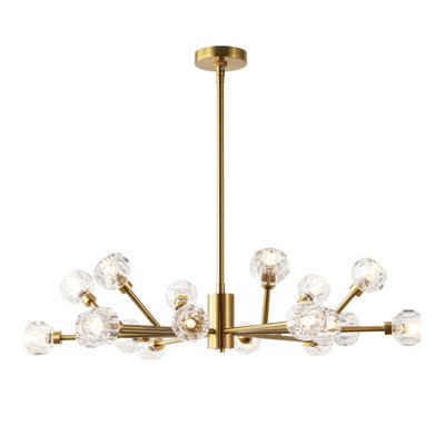 Elizabelle 18 - Light Crystal LED Chandelier