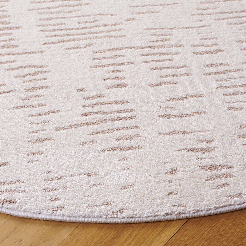 Alurd Performance Abstract Rug, Round 6'7"
