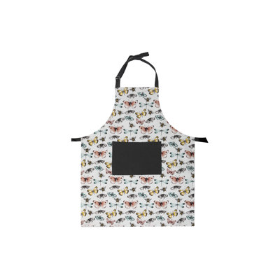 No Pattern Cotton Bib Apron