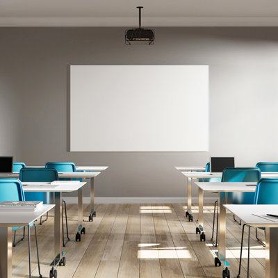 Ghent Flyte Duo Double-sided Frameless Whiteboard, 2' X 3', White