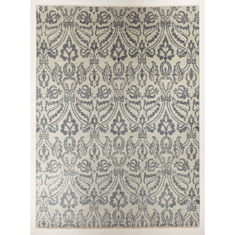 Hand Knotted Damask Rug