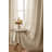 Light Filtering Linen Textured Polyester Semi-Sheer Grommet Curtain Pair (Set of 2)-622967887-622967881