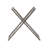 Modern Abstract Metal Sculpture - Contemporary Geometric Accent Decor Featuring Angular Intersecting Rectangles in Cast Aluminum and Stone for Bold Dimensional Display Art-277192916