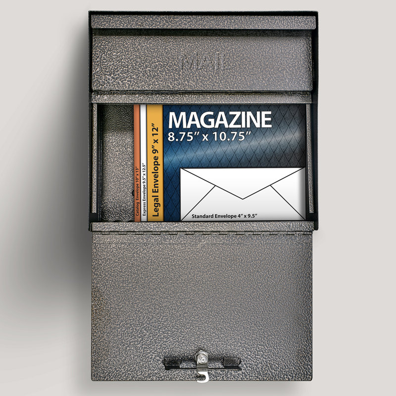 Boîte aux lettres murale verrouillable Mail Boss Metro, Bronze