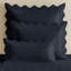 Ensemble de couvre-lit en coton bleu marine Elsie 6 pièces-115684592